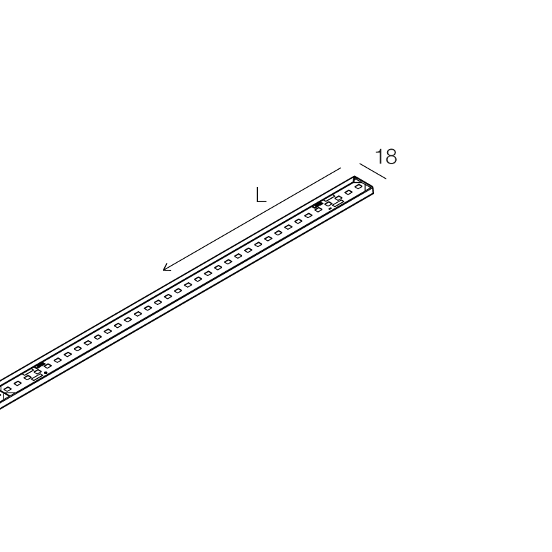 HERO M: MOD.LED 24W L1272MM 4K