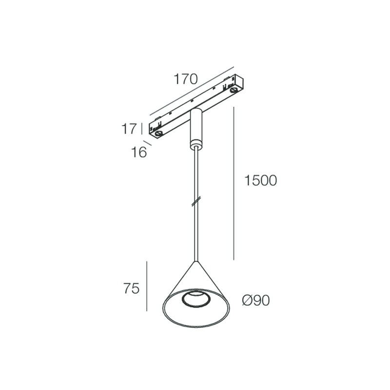 CONUS F8: 7W 3K DALI CRI90 NE