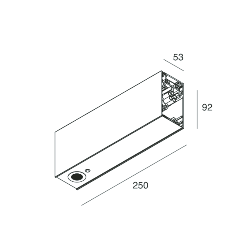HERO B: MOD.SPOT EM 4K 250 X CAB.DA/P BI