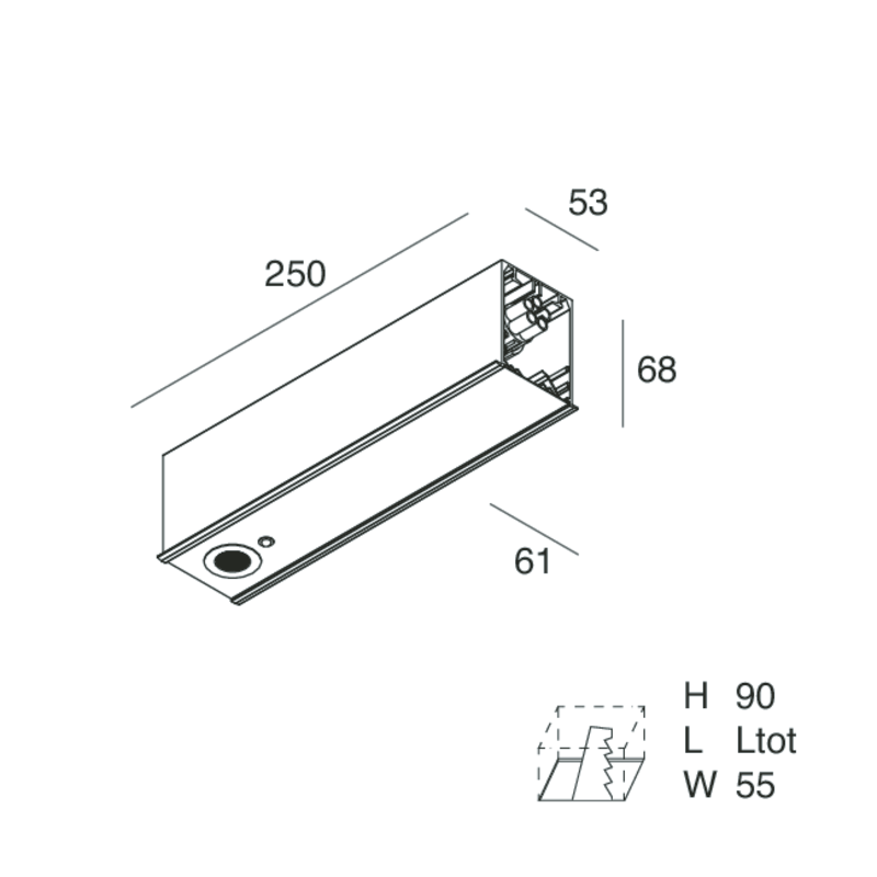 HERO C: MOD.SPOT EM 4K 250 BIA