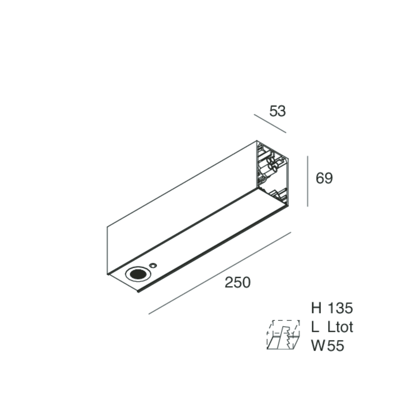 HERO: MOD.SPOT EM 4.5K 250 X CAB.DALI CF