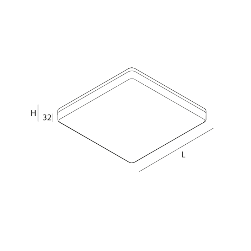 LUNA QDR: LED 36W 4000K L400 BIA CRI90