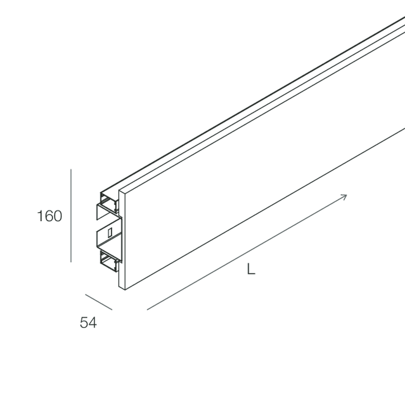 V-180: VELETTA BIEM. OPALE L.2000MM